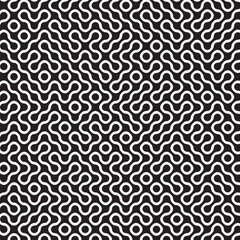 Black and white geometric pattern background. Vector Format Illustration 