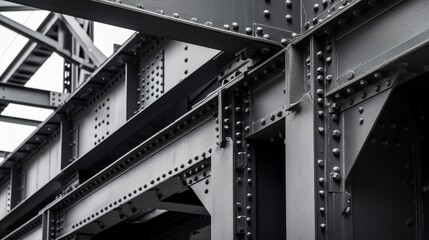 Obraz premium LRT bridge from a unique angle