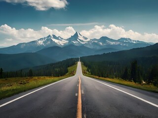 Fototapeta premium road in the mountains