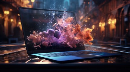 D Blender Studio Professional Workspace Unleashing Digital Particles