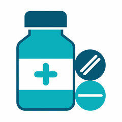 Obraz premium medicine pill bottle