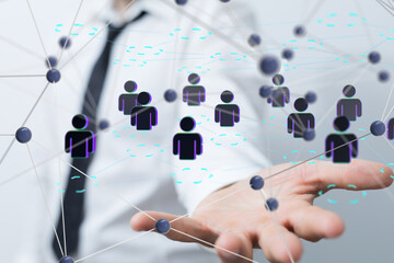 Business intelligence analyst dashboard on virtual