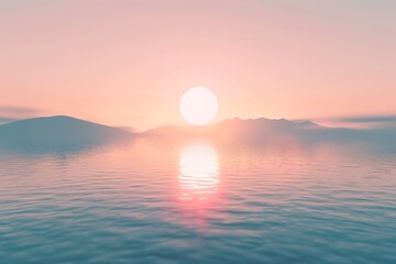 3D render flat design of a surf session at the beach, top view with triadic color scheme selective focus, summer thrill, realistic, Double exposure, surfboard backdrop