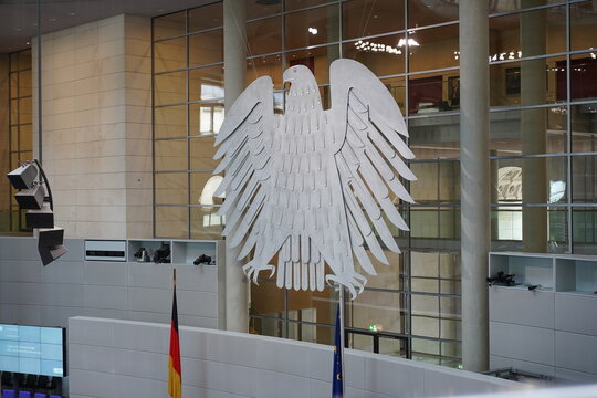Teilaufnahme des Plenarsaals des Deutschen Bundestags in Berlin am 24.05.2024