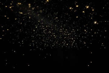 Obraz premium Beautiful starry night sky. Evening panorama in blue tones