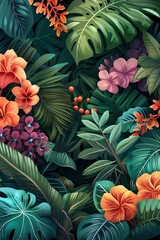 Fototapeta premium Create a captivating digital illustration of a shimmering mermaid gracefully swimming through a sea of beauty supplements
