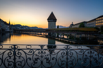 Lucern Chapel Bridge, Switzerland