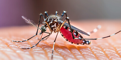 Gefährliche Tigermücke in Europa saugt Blut