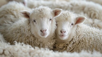 Soft wool from cashmere goats