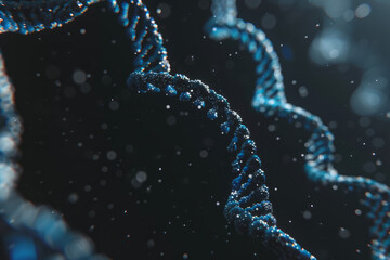 A DNA chain. The concept of modern bio technologies	
