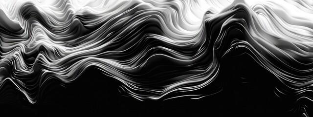 abstract black and white distortion glitch texture wallpaper. modern background. banner design