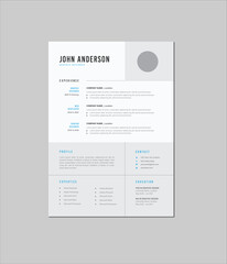 Professional Resume CV Clean and Fresh