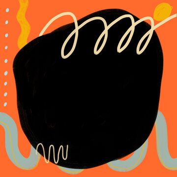 Abstract art with bold brushstrokes and warm colors