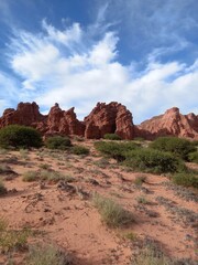 Desert landscape of northwestern Argentina