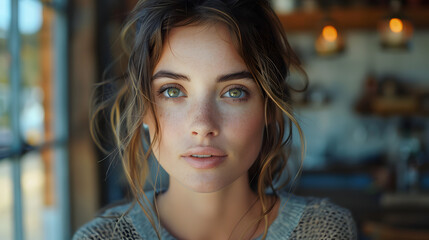 Beautiful Women with Natural Beauty