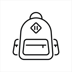 Obraz premium Bag vector icon