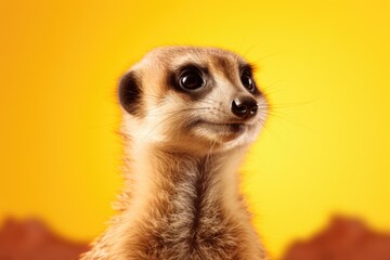 A cute little animal with a big nose and a big smile