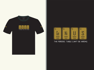 Genius Vector T-Shirt Design