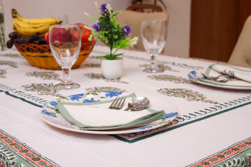 traditional table cloth