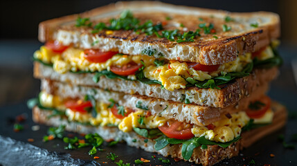 Classic Comfort Food: Delicious Egg Sandwiches for a Satisfying Morning Meal
