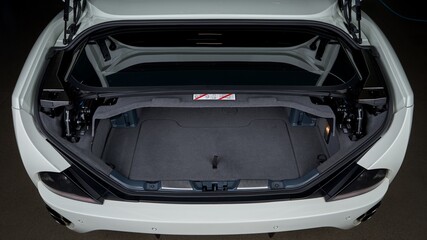 Carpet in the trunk of a car