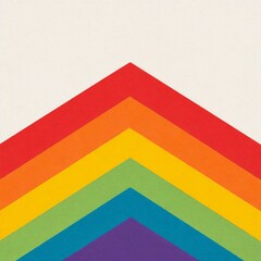 Rainbow Pride Striped Colorful Background