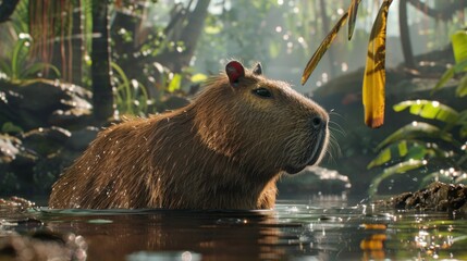 capybara in the wild