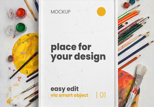 Artistic Scene Poster Frame Mockup 04 Generative Ai