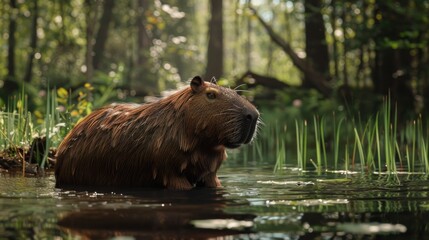 capybara in the wild