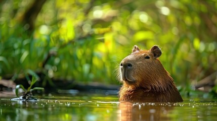 capybara in the wild