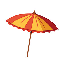 parasol isolated on white background