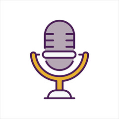 Microphone vector icon