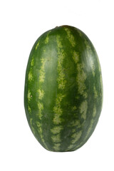 whole watermelon on white background