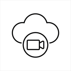 Cloud vector icon