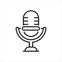 Microphone vector icon