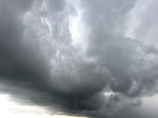 Obraz premium storm clouds timelapse background texture