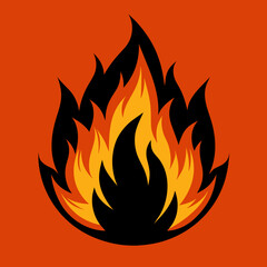 Vibrant Fire Icon