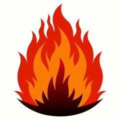 Vibrant Fire Icon