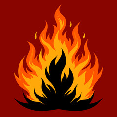 Vibrant Fire Icon