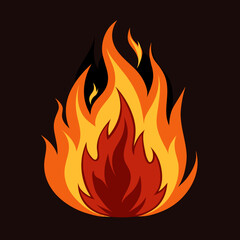 Vibrant Fire Icon