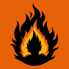 Vibrant Fire Icon