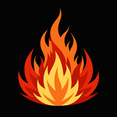 Vibrant Fire Icon