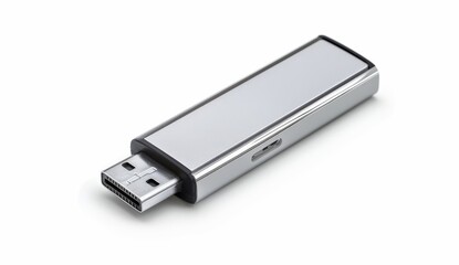 usb memory stick isolated on a white background