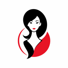 Elegant Expressions: Women Face Closeup Logo Design