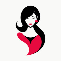 Elegant Expressions: Women Face Closeup Logo Design