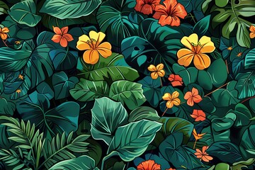 A tranquil and peaceful natural setting exists