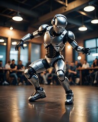 3d render of a robot