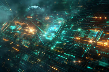 Obraz premium energy of fractal realms