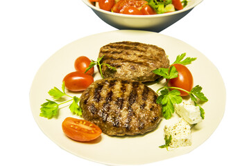 Greek grilled beef steak