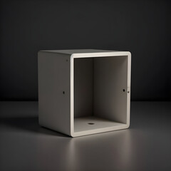 An empty photography studio for Augmented reality mockup pattern frame web instagram model shopping product storefront